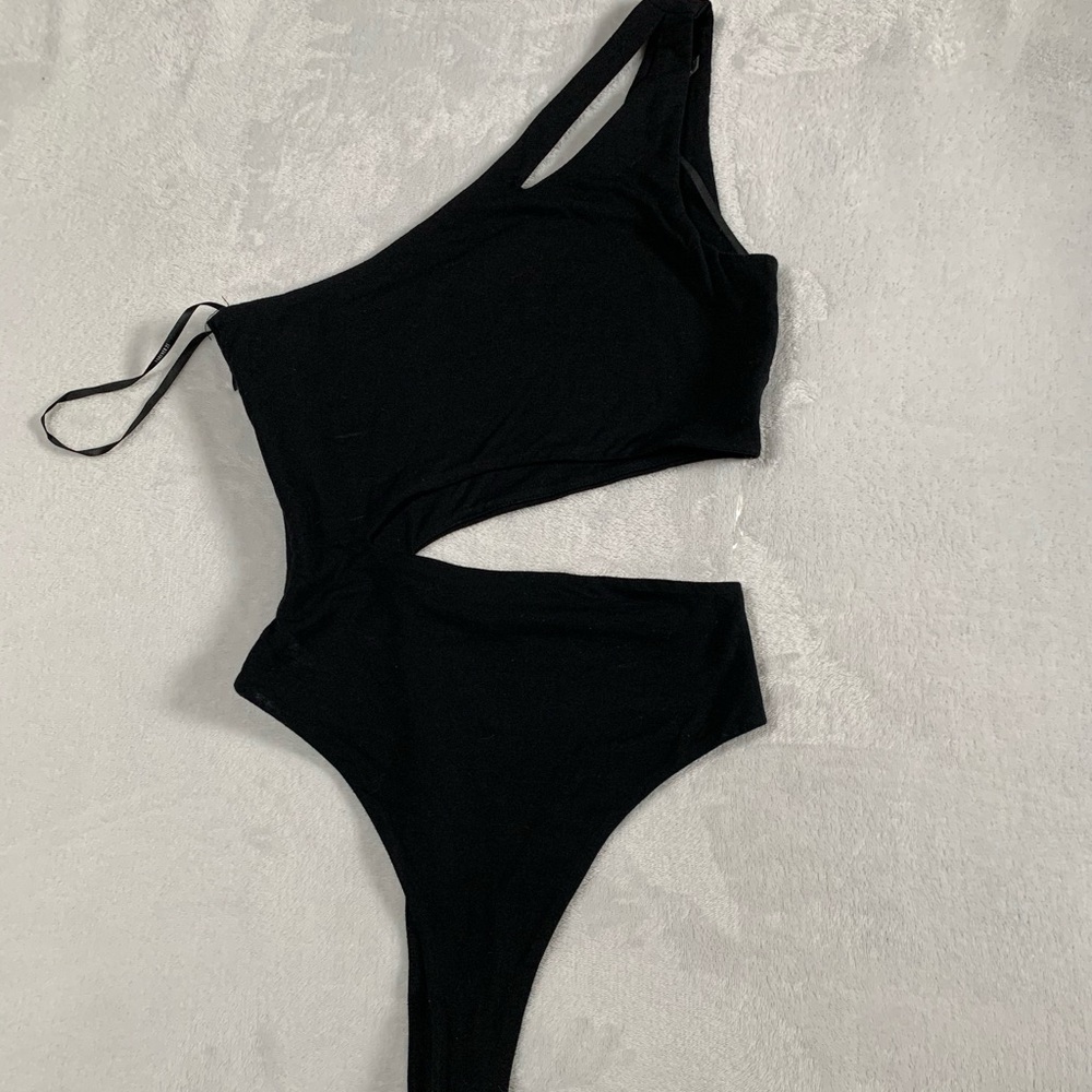 Black cutout Bodysuit
